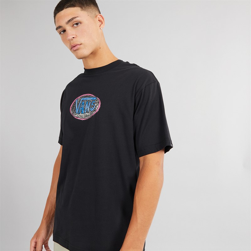 Vans Mens Scribblex Graphic T-Shirt Black