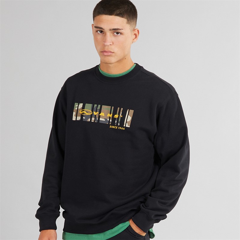 Vans Mens Scanner Sweatshirt Black - Size M