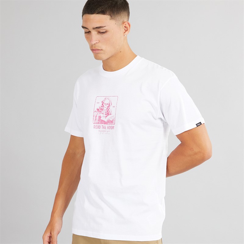 Vans Mens Read The Room Graphic T-Shirt White