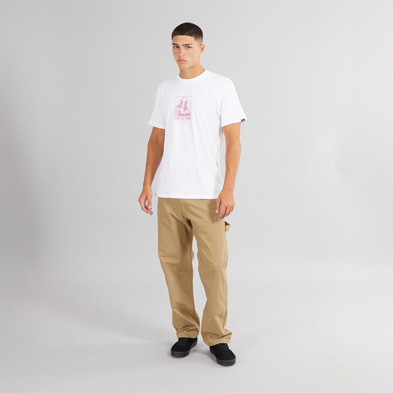 Vans Mens Read The Room Graphic T-Shirt White