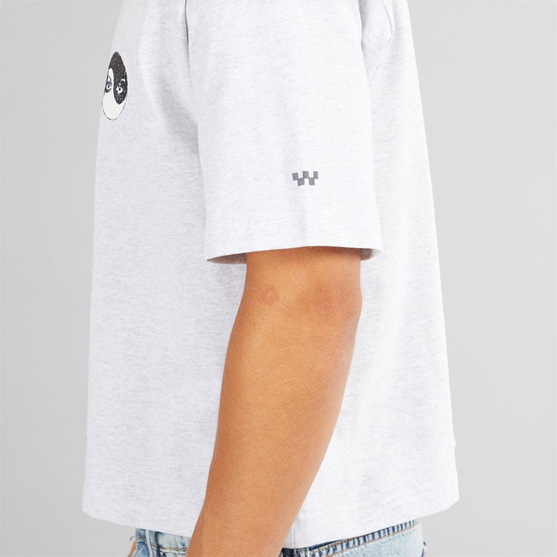 Vans Mens Skate Ying Yang Eyes Graphic T-Shirt Ash Heather