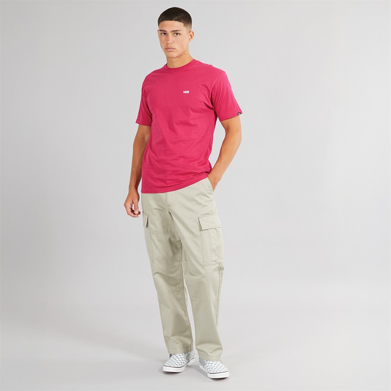 Vans Herren T-Shirt mit Logo auf der linken Brustseite Cherries Jubilee