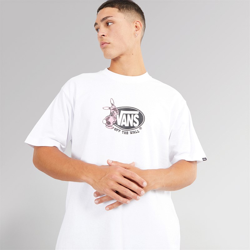 Vans Mens Follow Loose Fit Graphic T-Shirt White