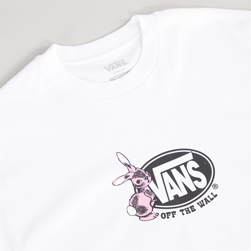 Vans Mens Follow Loose Fit Graphic T-Shirt White