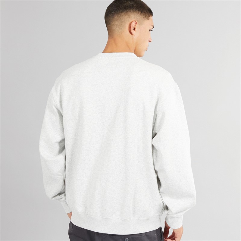 Vans Mens Skate Smile Spike Sweatshirt Ash Heather