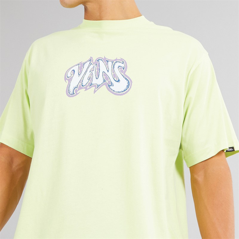 Vans Mens Hissterik T-Shirt Shadow Lime