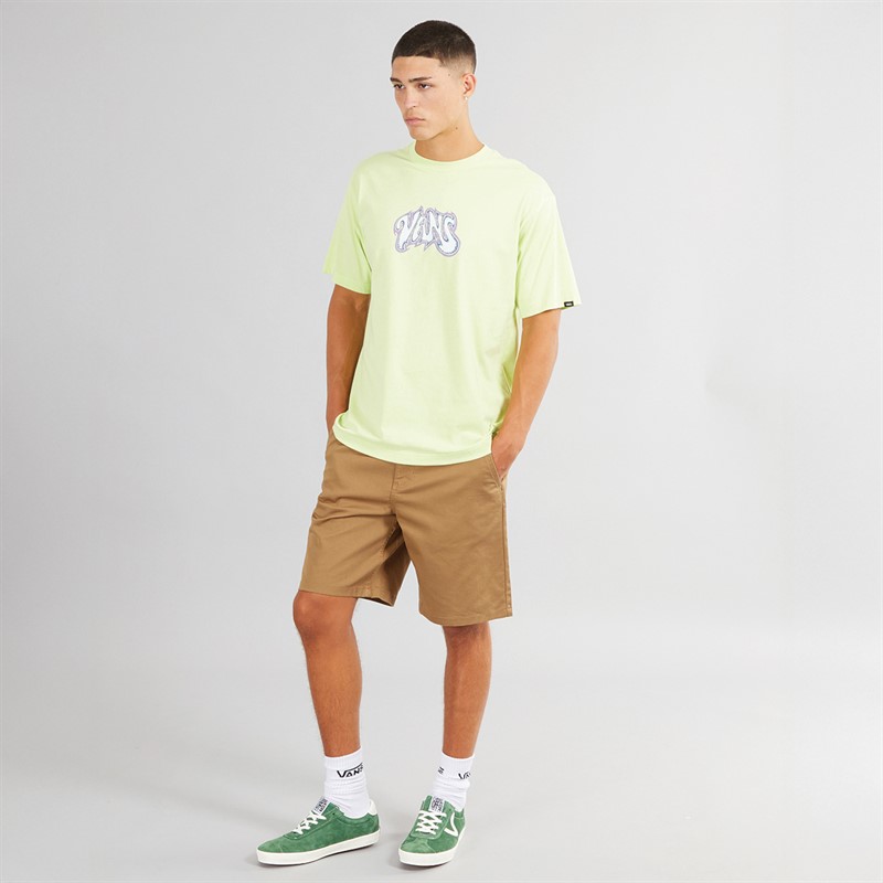 Vans Mens Hissterik T-Shirt Shadow Lime
