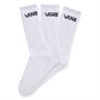 Vans Mens Classic Three Pack Crew Socks White