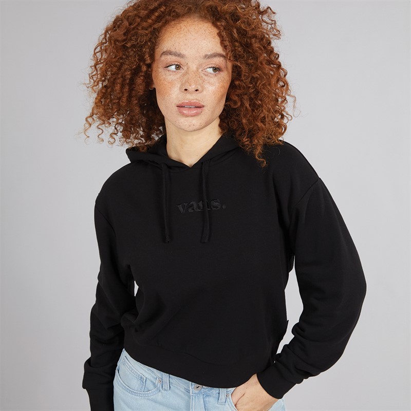 Vans Womens Essential Relaxed Fit Hoodie Black - Size XL