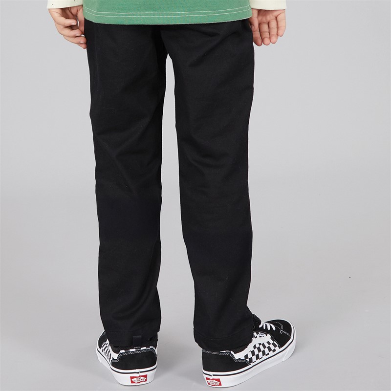 Vans Junior Boys Authentic Chino Pants Black