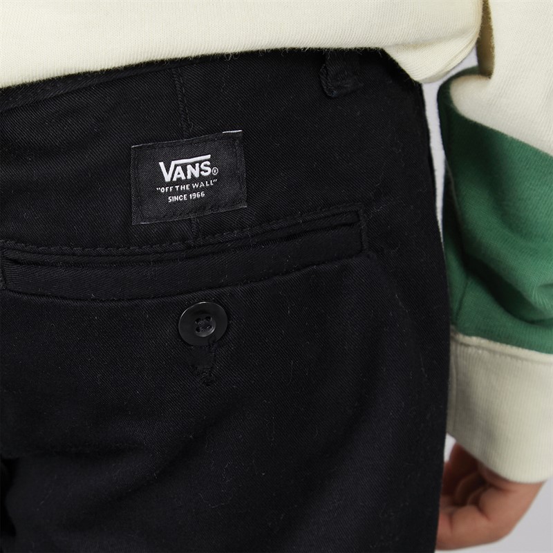 Vans Junior Boys Authentic Chino Pants Black
