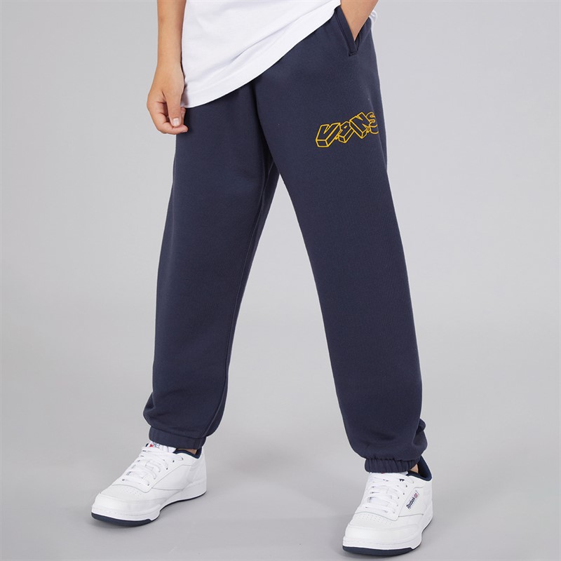Vans Junior Boys Next Stop Fleece Sweatpants Parisian Night - Size XL