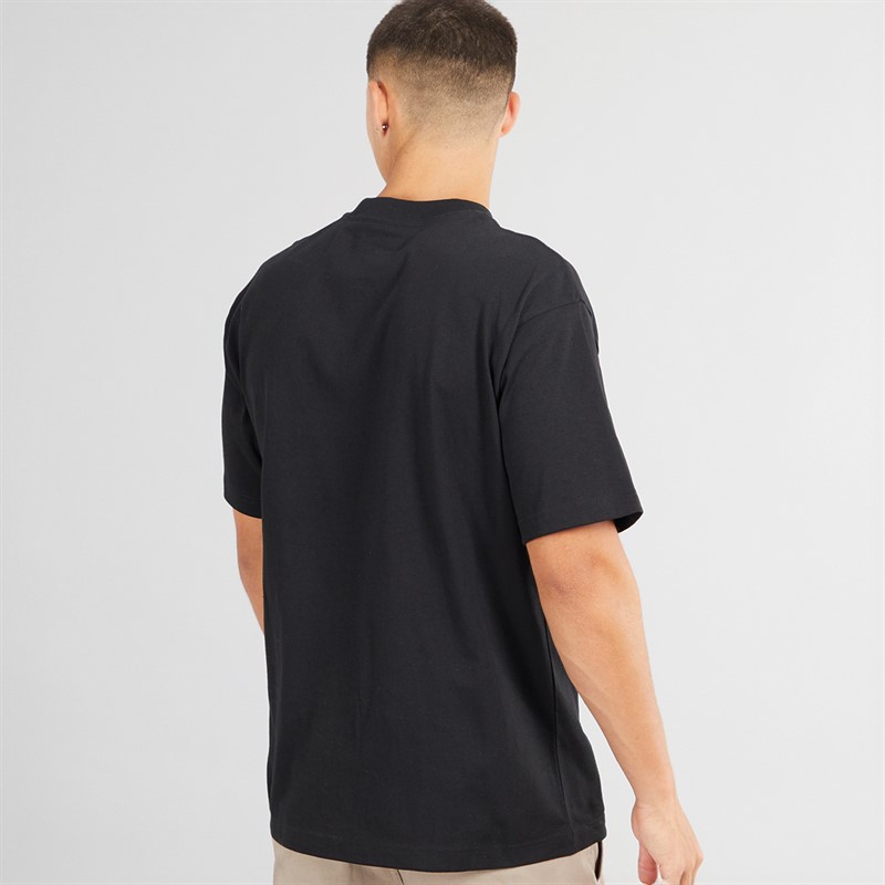 Vans Mens V Check Loose Fit Graphic T-Shirt Black
