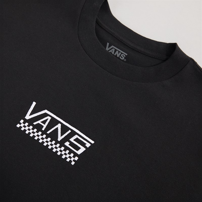 Vans Mens V Check Loose Fit Graphic T-Shirt Black