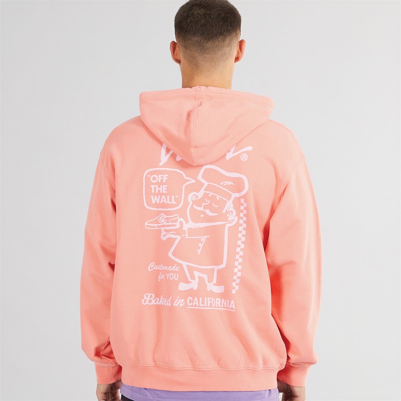 Vans Mens 66 Baked In Loose Fit Hoodie Porcelain Rose