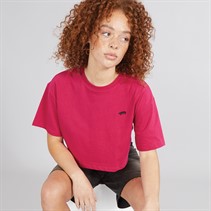 Vans Womens Salton Relax Cropped T-Shirt Cherries Jubilee