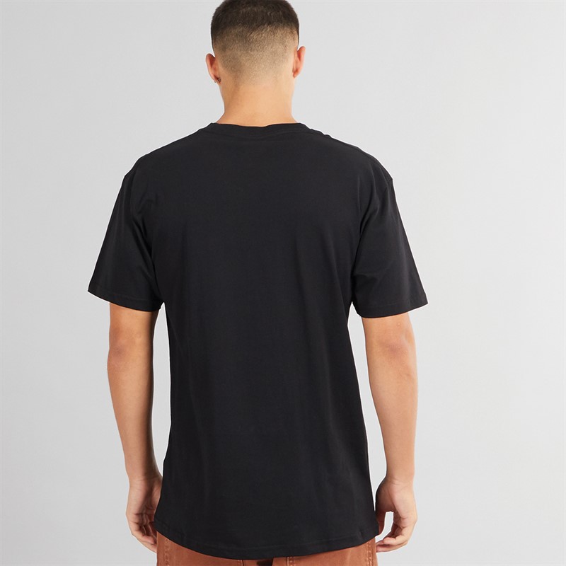 Vans Mens Left Chest Logo T-Shirt Black/White