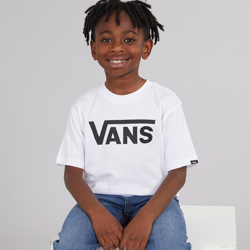 Vans Boys Classic Logo T-Shirt White