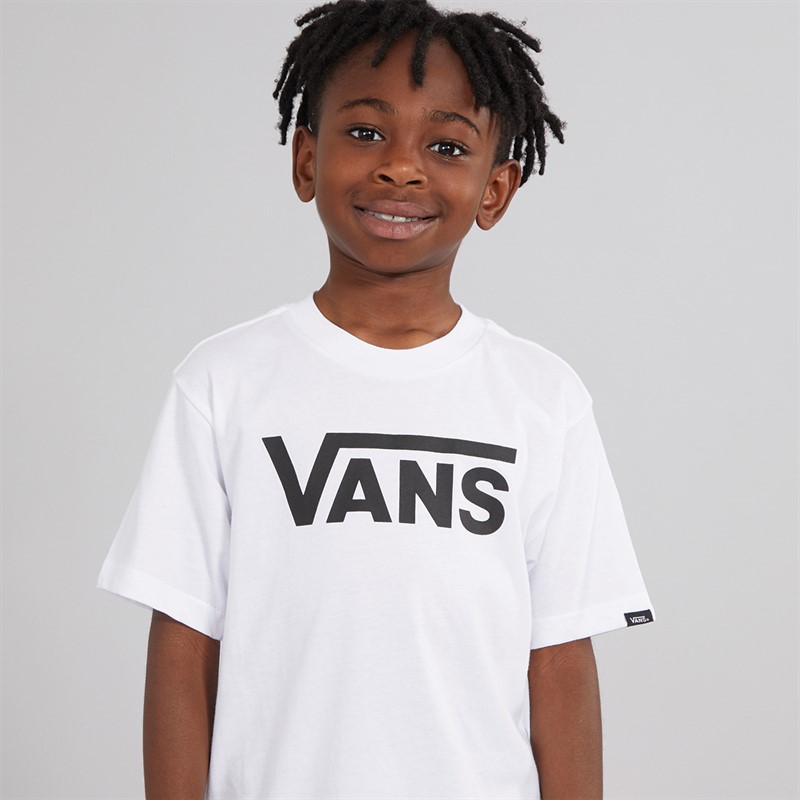 Vans Boys Classic Logo T-Shirt White
