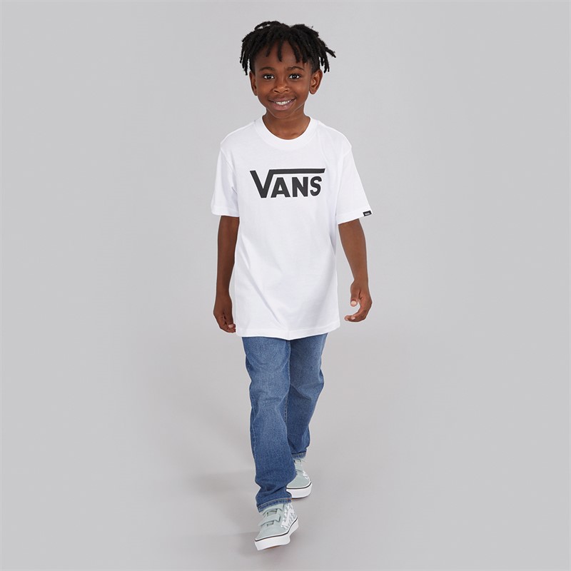 Vans Boys Classic Logo T-Shirt White