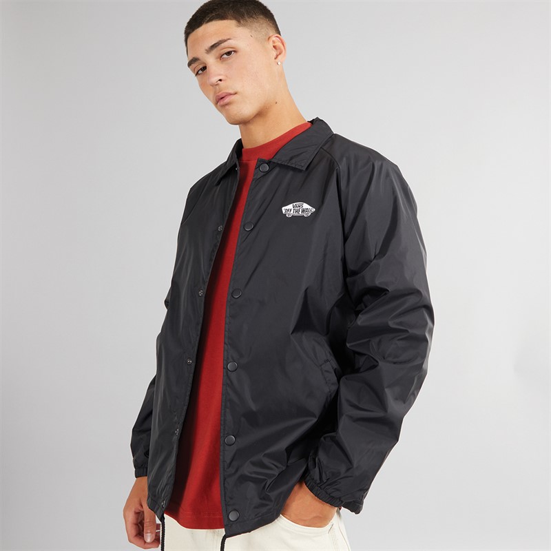 Vans Mens Torrey Coaches Jacket Black/White - Size M