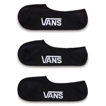 Vans Mens Classic Three Pack Super No Show Socks Black
