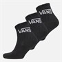 Vans Kids Classic Three Pack Crew Socks Black