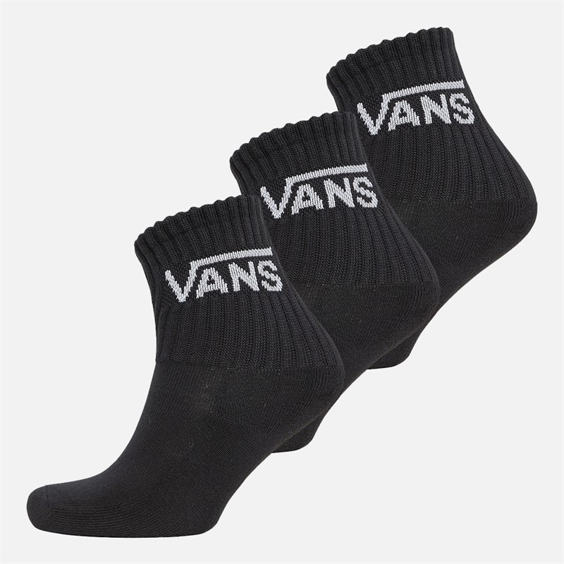 Vans Kids Classic Three Pack Crew Socks Black