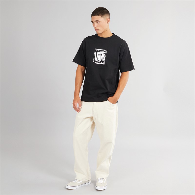 Vans Mens Skate Check-5 Loose Fit Denim Trousers Natural