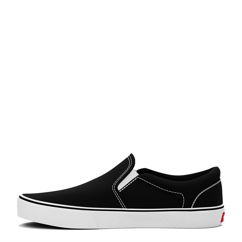 Vans Womens Asher Trainers Black/White