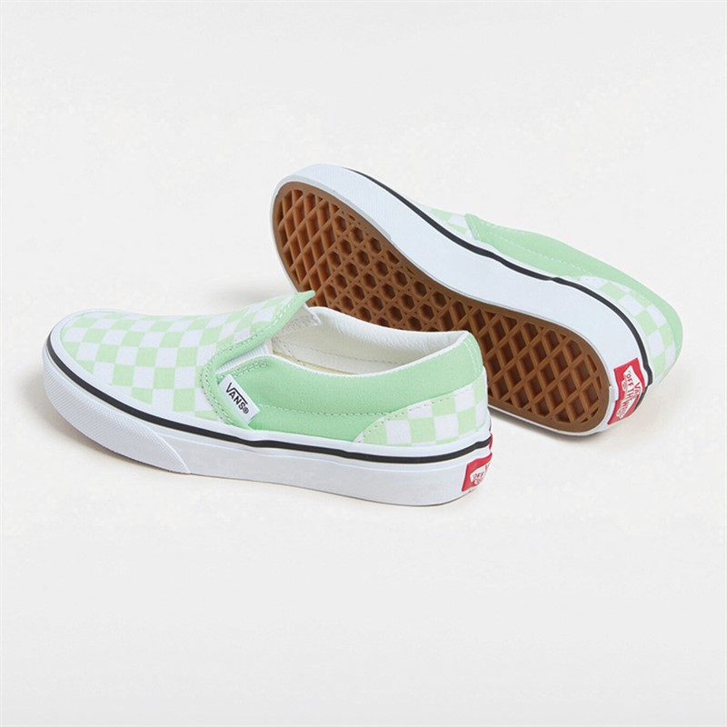 Vans Kids Classic Slip-On Trainers Pistachio Green