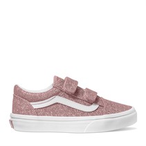 Vans Girls Old Skool Velcro Trainers Rose Gold