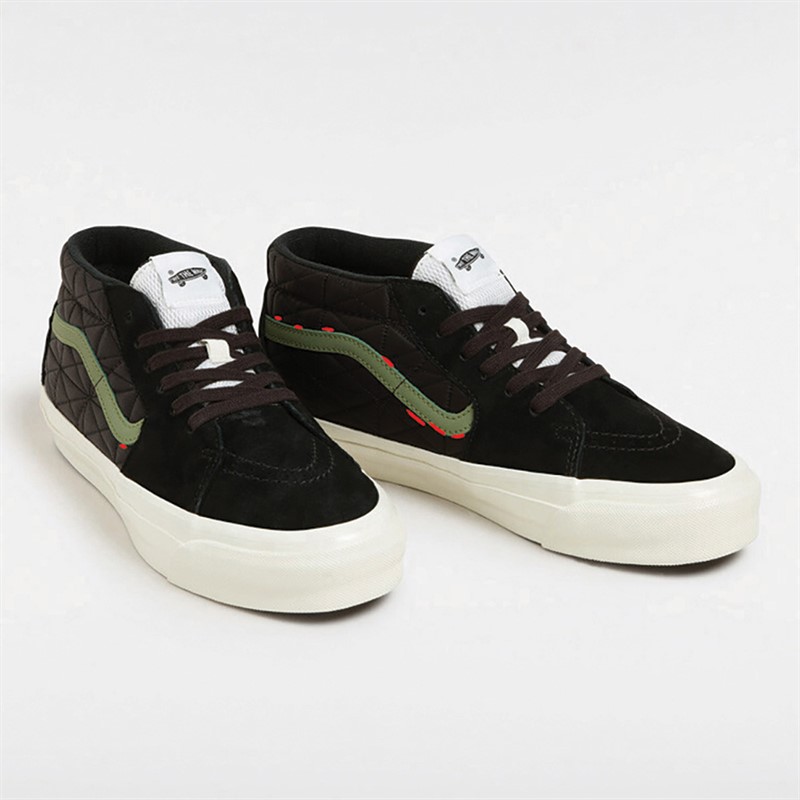 国内配送 VANS SK8-MID REISSUE 83 LX BLACK/BLACK VN000CQQBLK] Vans Premium Sk8-Mid Reissue 83 LX (Black