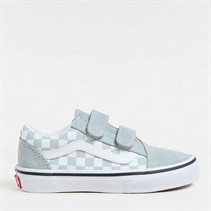 Vans Kids Old Skool Velcro Trainers Pure Grey