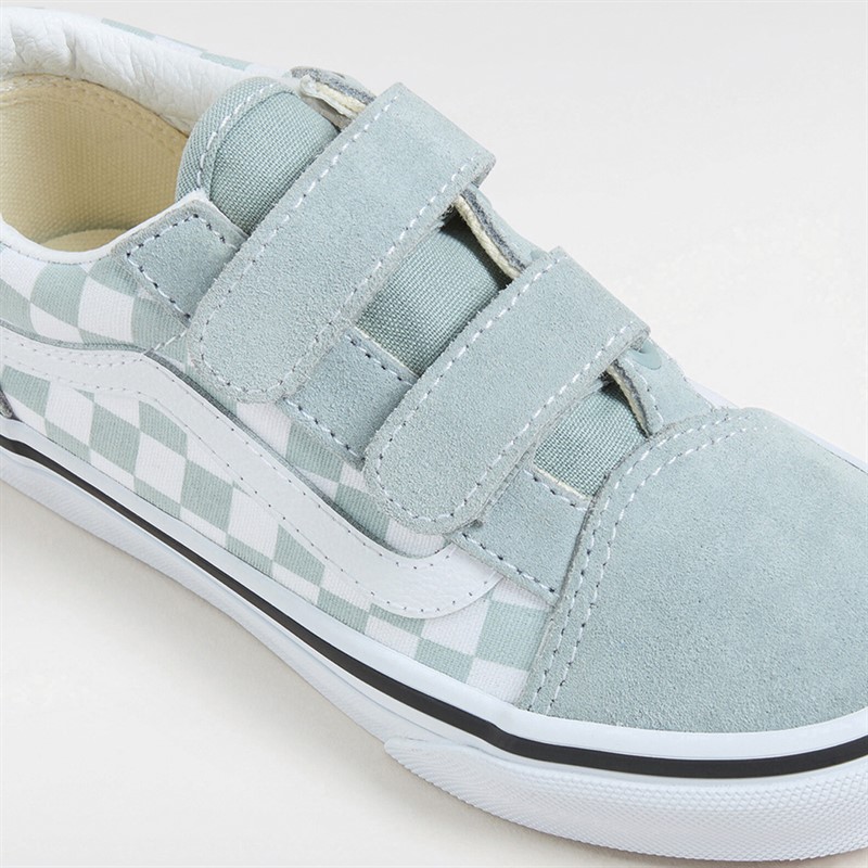 Vans Kids Old Skool Velcro Trainers Pure Grey