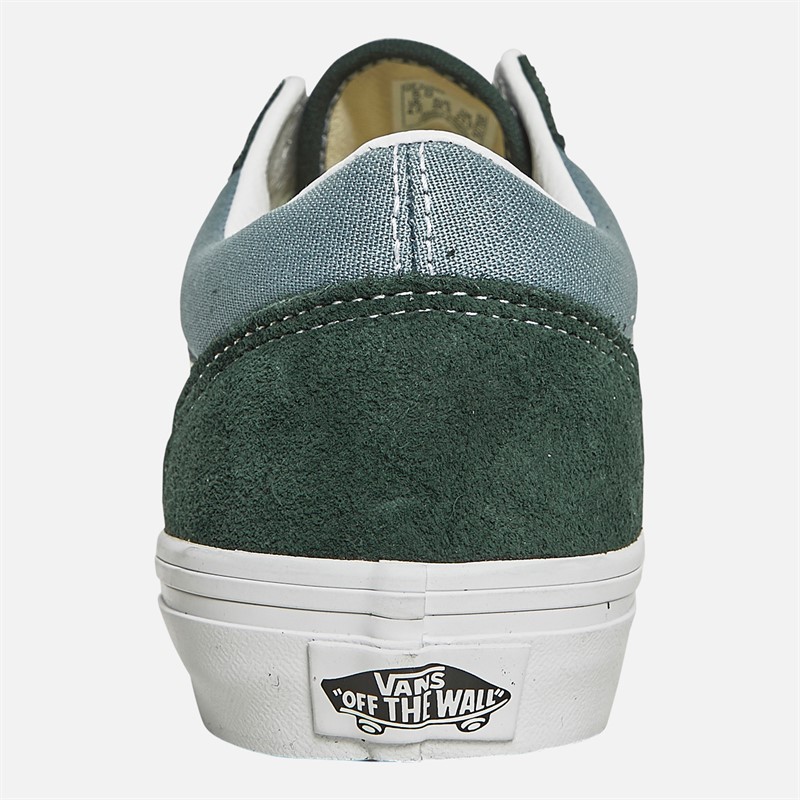 Vans Junior Old Skool Trainers Green/Blue