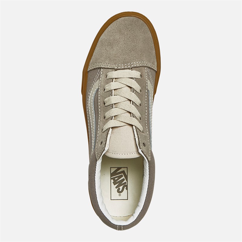 Vans Junior Old Skool Trainers Grey/Gum