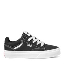 Vans Junior Seldan Canvas Trainers Black/White