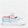 Vans Infant Girls Mary Jane Glitter Trainers Blue/Pink