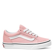 Vans Girls Old Skool Trainers Powder Pink/True White