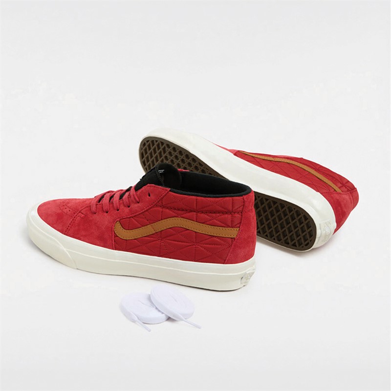 Vans LX Sk8-Mid Reissue 83 Trainers Pompeian Red