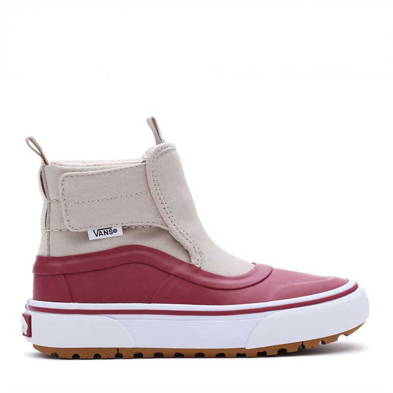 Vans Kids Slip-On Hi Terrain Boots Light Brown/Red - Size 13.5K