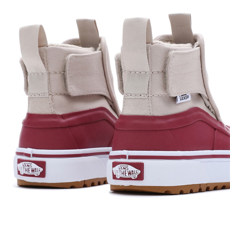 Vans Kids Slip-On Hi Terrain Boots Light Brown/Red