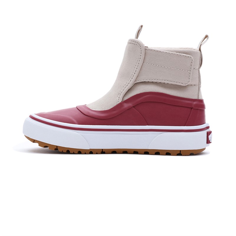 Vans Kids Slip-On Hi Terrain Boots Light Brown/Red