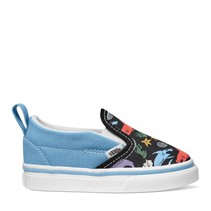 Vans Infant Boys Slip-On Velcro Glow Sharks Trainers Blue/Multi