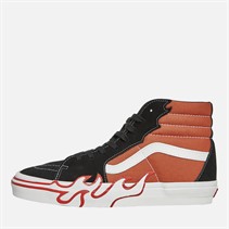 Vans Sk8-Hi Flame Trainers Burnt Ochre