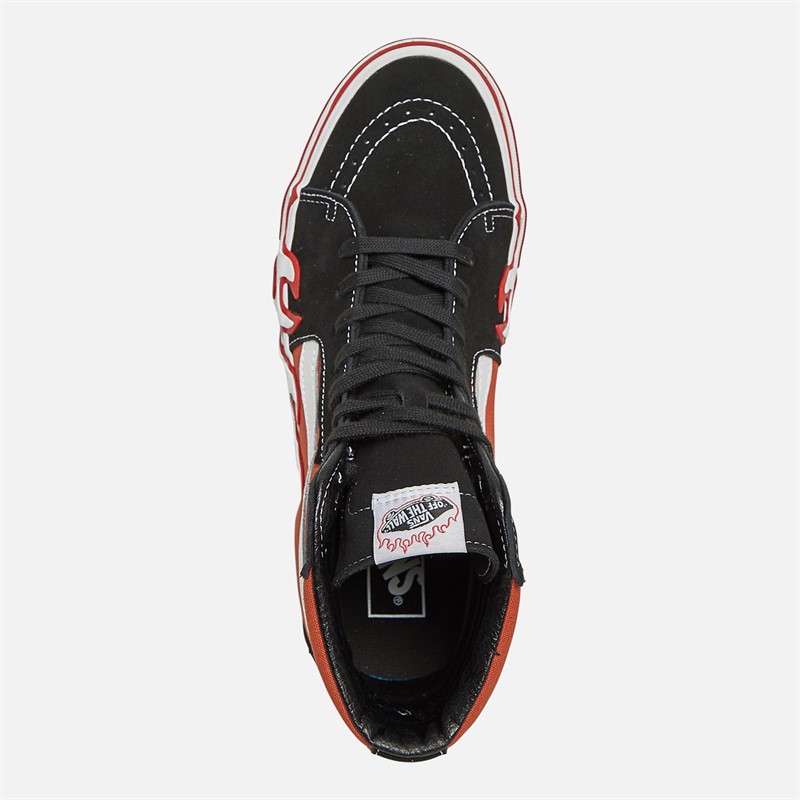 Vans Sk8-Hi Flame Trainers Burnt Ochre