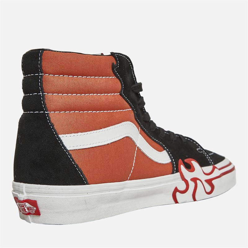 Vans Sk8-Hi Flame Trainers Burnt Ochre