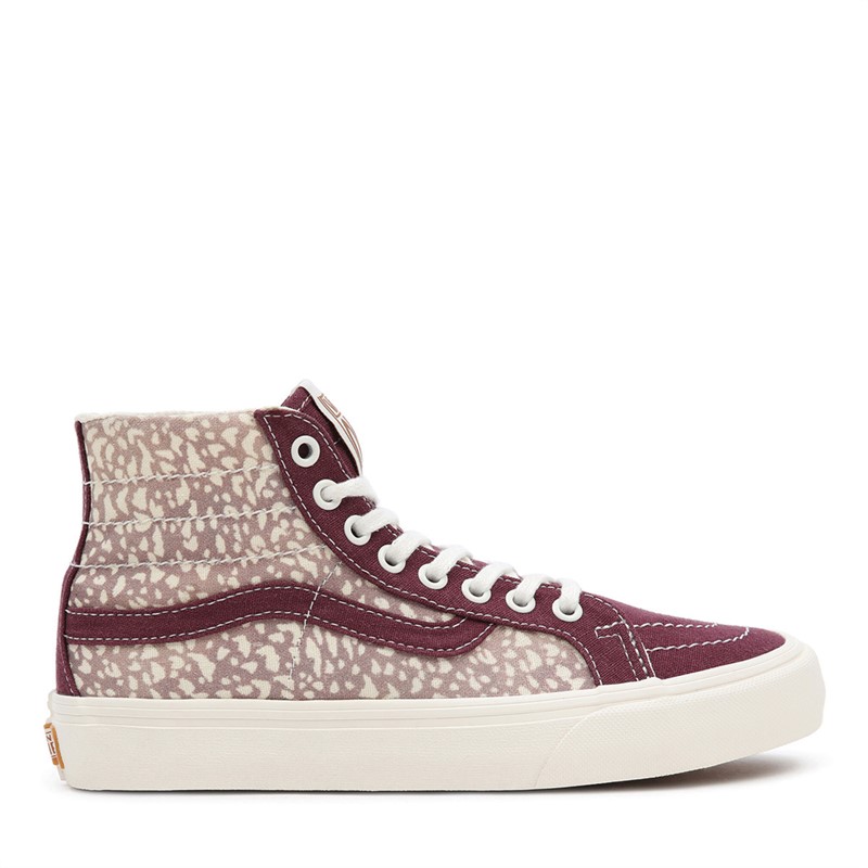 Vans Womens Sk8-Hi 38 Decon SF Trainers Animal Mauve/Wine - Size 3.5