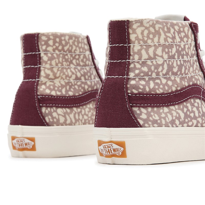 Vans Womens Sk8-Hi 38 Decon SF Trainers Animal Mauve/Wine